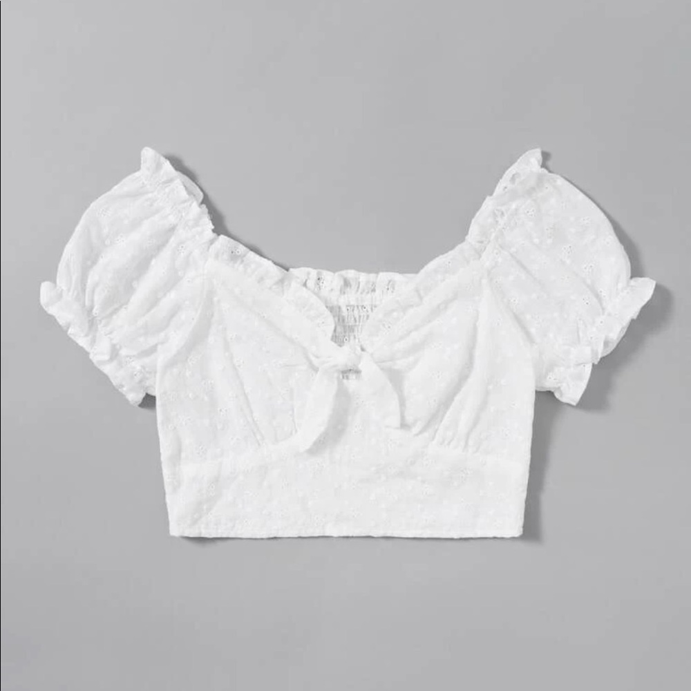 New milkmaid crop top